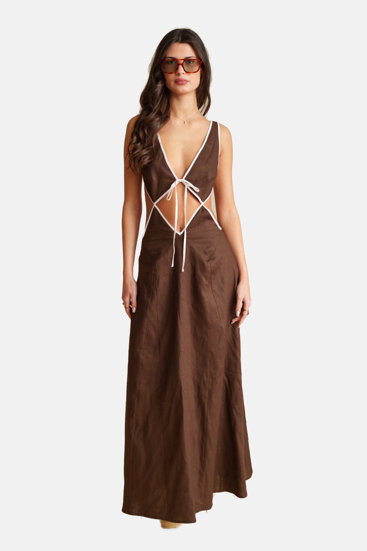 Georgina Trikogia | Burly Wood Backless Dress