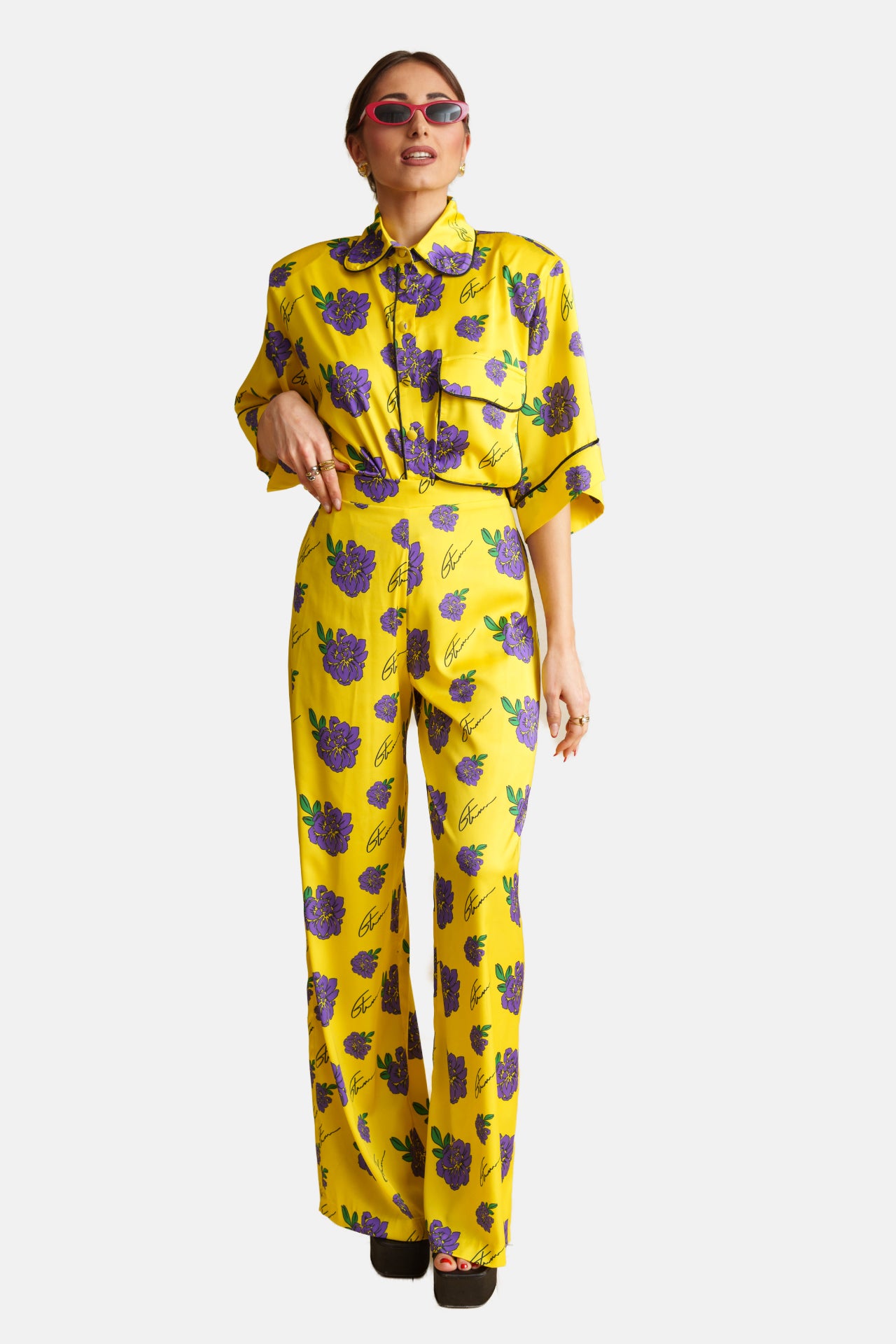 Georgina Trikogia | Yellow Dalia Classic Pants