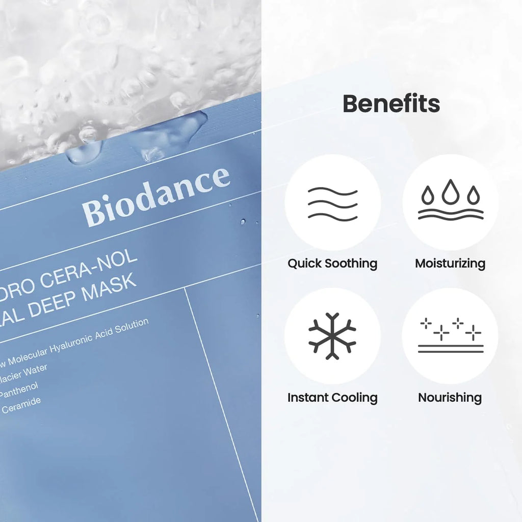 Biodance | Hydro Cera-nol Real Deep Mask - Μάσκα νύχτας για βαθιά ενυδάτωση