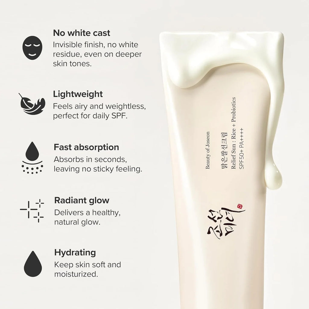 Beauty of Joseon | Relief Sun: Rice + Probiotics SPF50+ PA++++ 50 ml