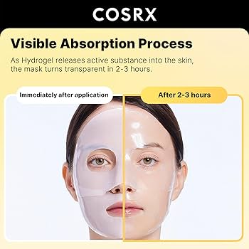 COSRX | Advanced Snail Mucin Glass Glow Hydrogel Mask - Μάσκα με κολλαγόνο και βλεννίνη σαλιγκαριού