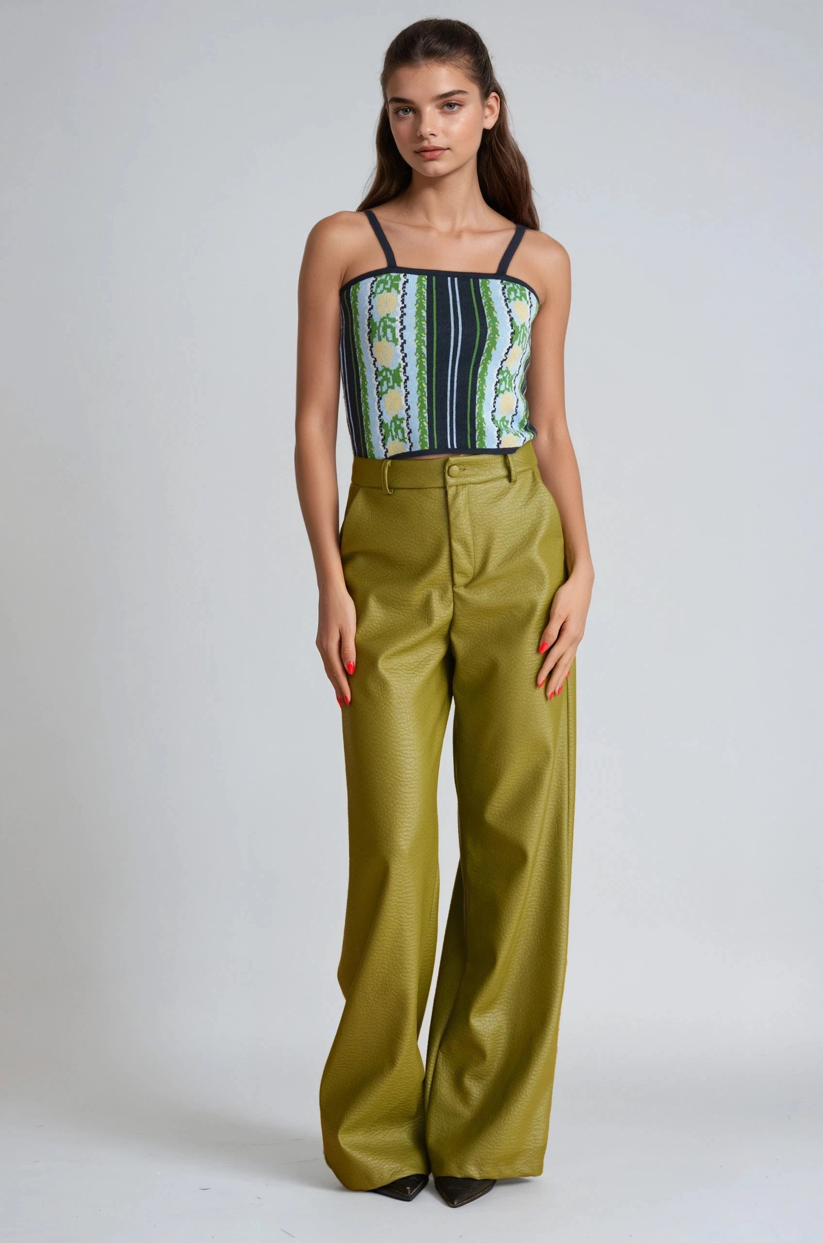 Georgina Trikogia | Pixel Rose Knit Top