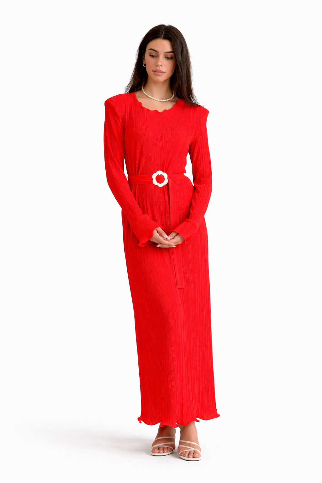 Georgina Trikogia | Amore In Red Maxi Dress