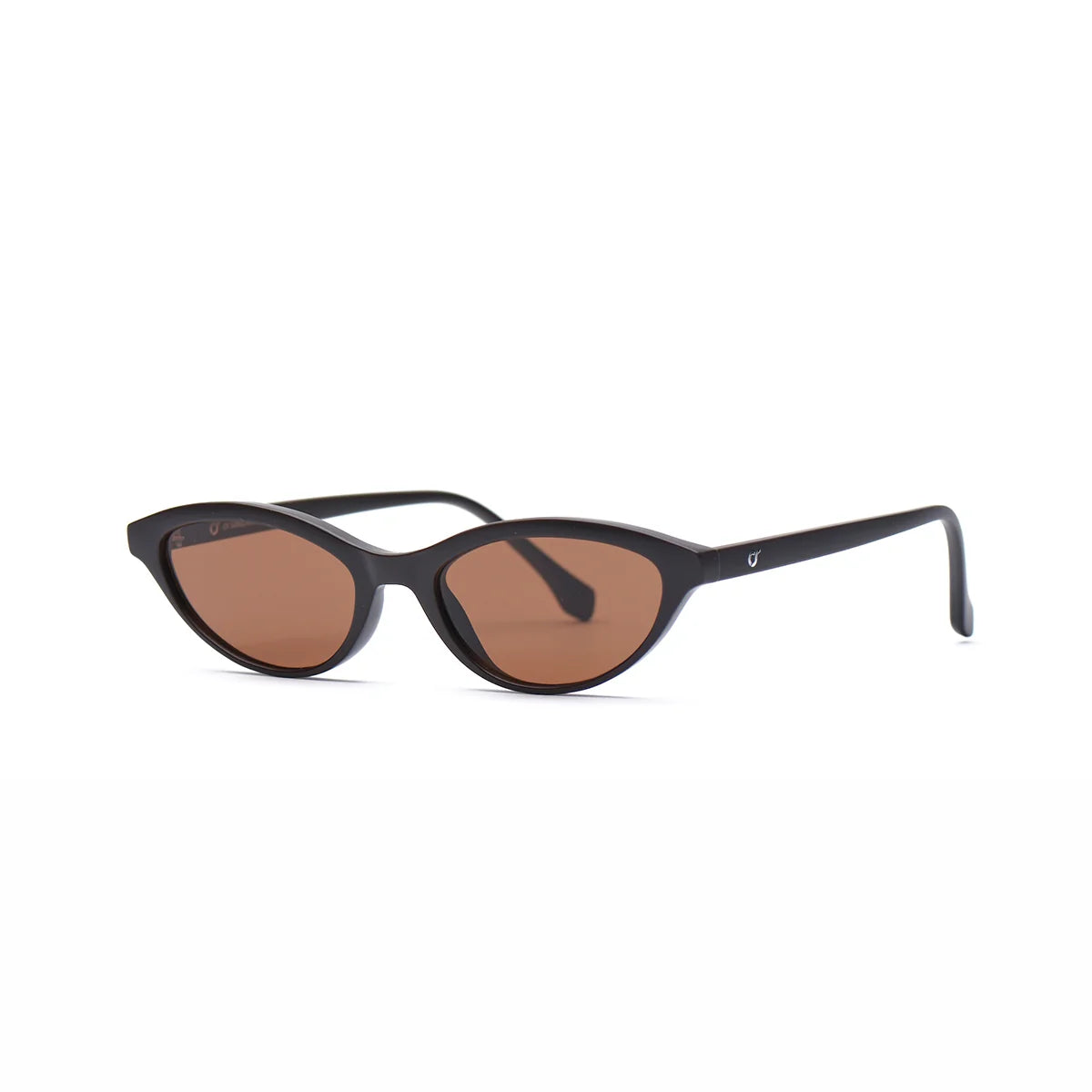 OS Sunglasses Aden Chocolate καφέ γυαλιά ηλίου, πλάγια όψη με λογότυπο