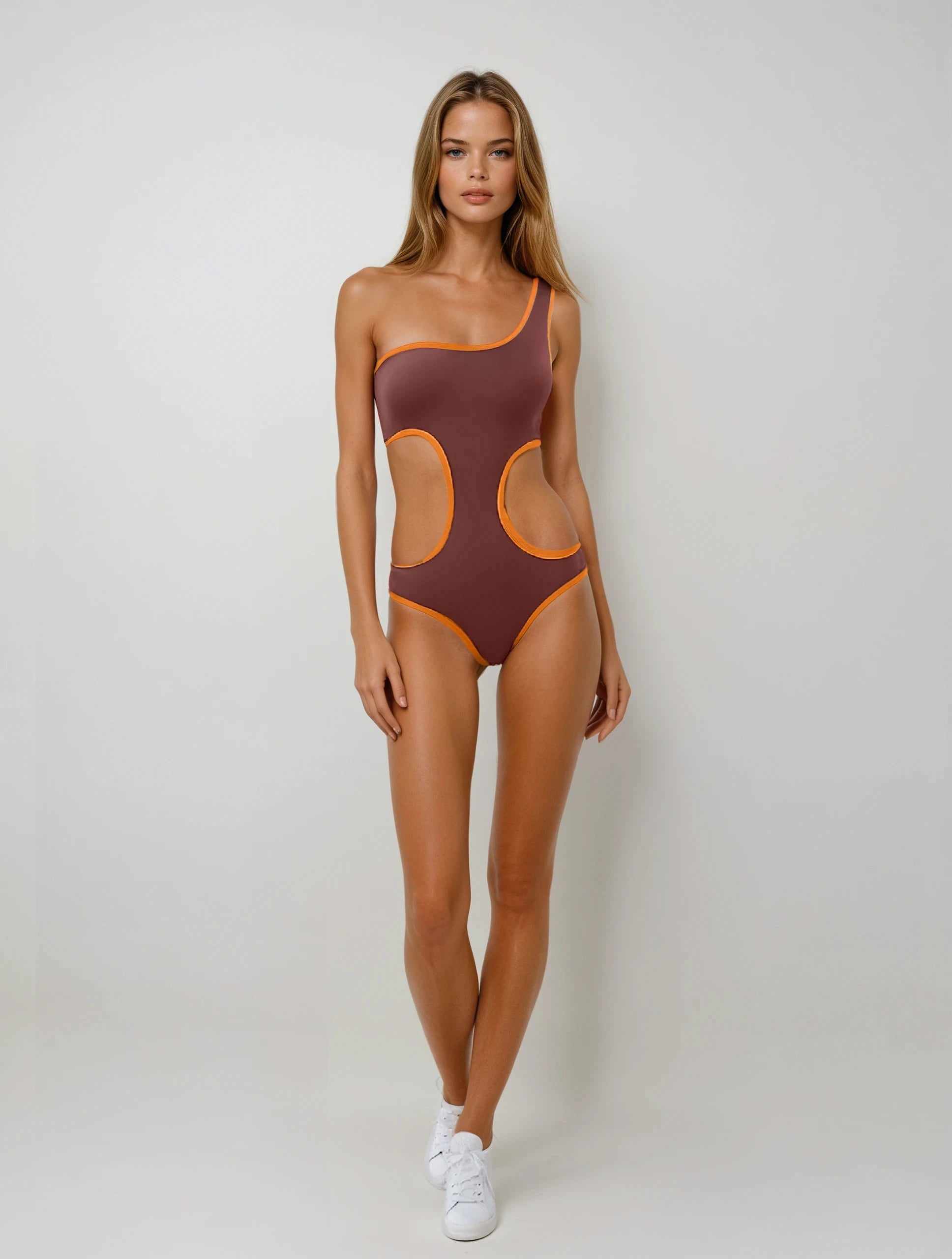VÄN | Clio Brown Swimsuit