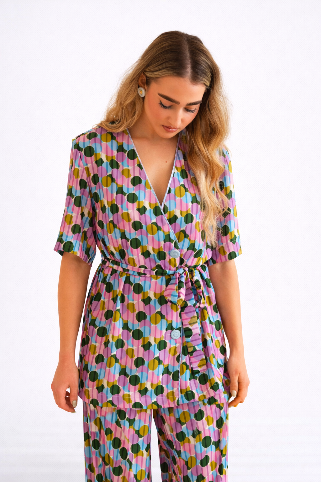 Georgina Trikogia | Colorful Blazer Shirt