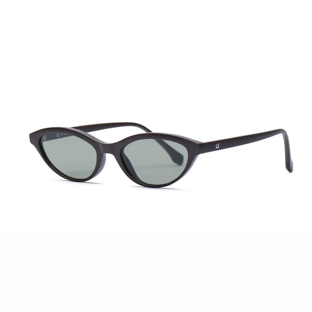 OS Sunglasses Aden Verde σε πλάγια όψη με λογότυπο στον βραχίονα