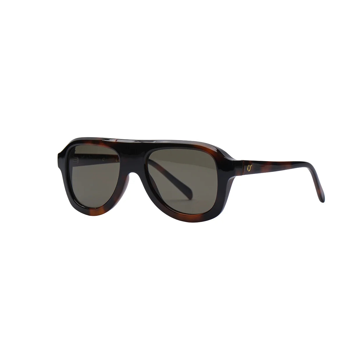 OS Sunglasses Formentera Petrolio σε πίσω πλάγια όψη με ανοιχτούς βραχίονες