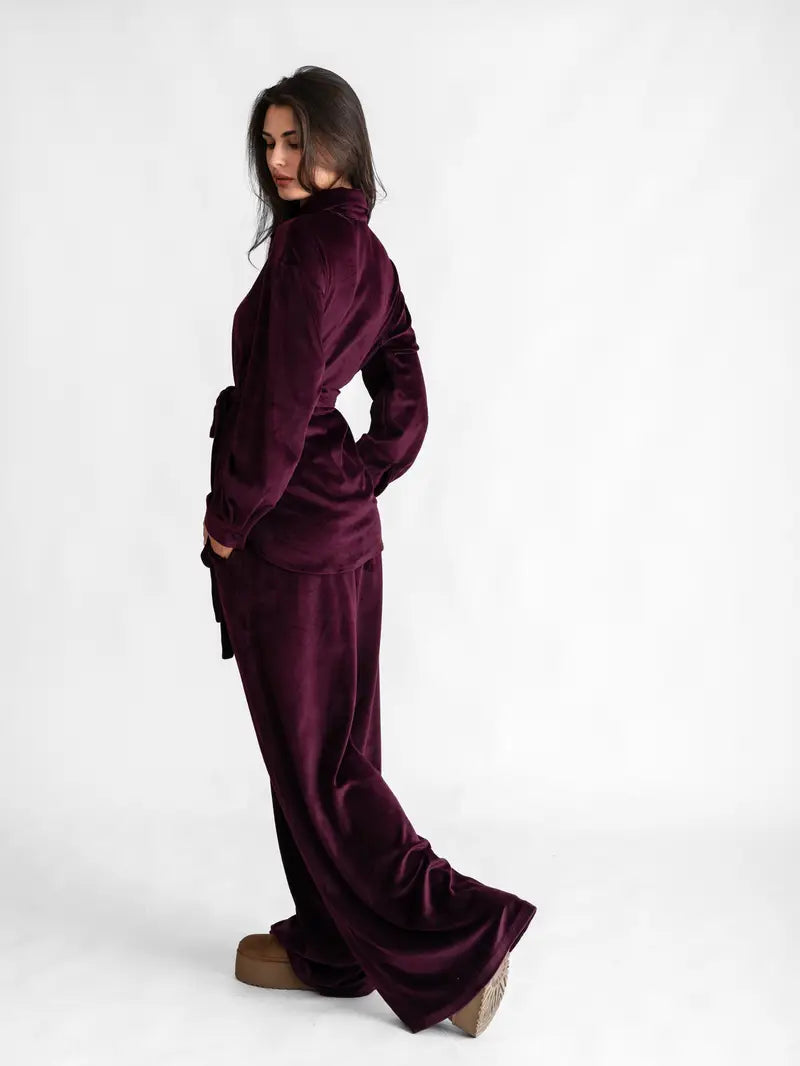 Georgina Trikogia | Merlot Velvet Set