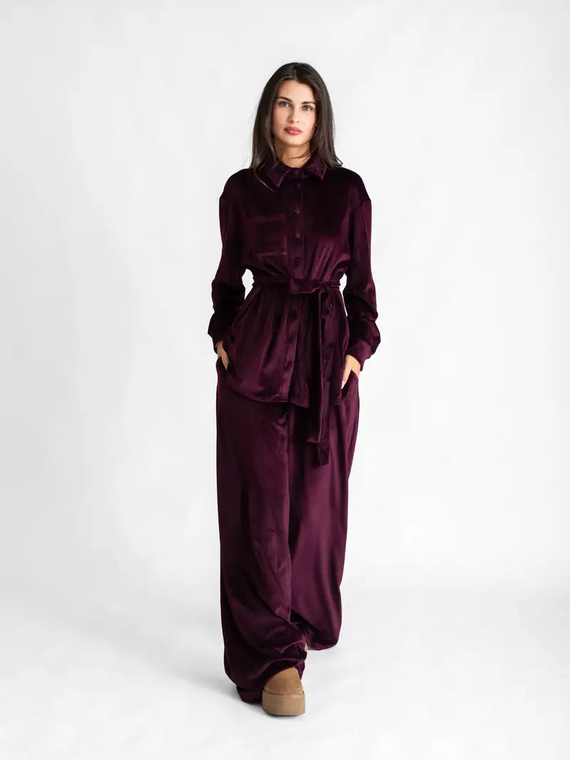 Georgina Trikogia | Merlot Velvet Set