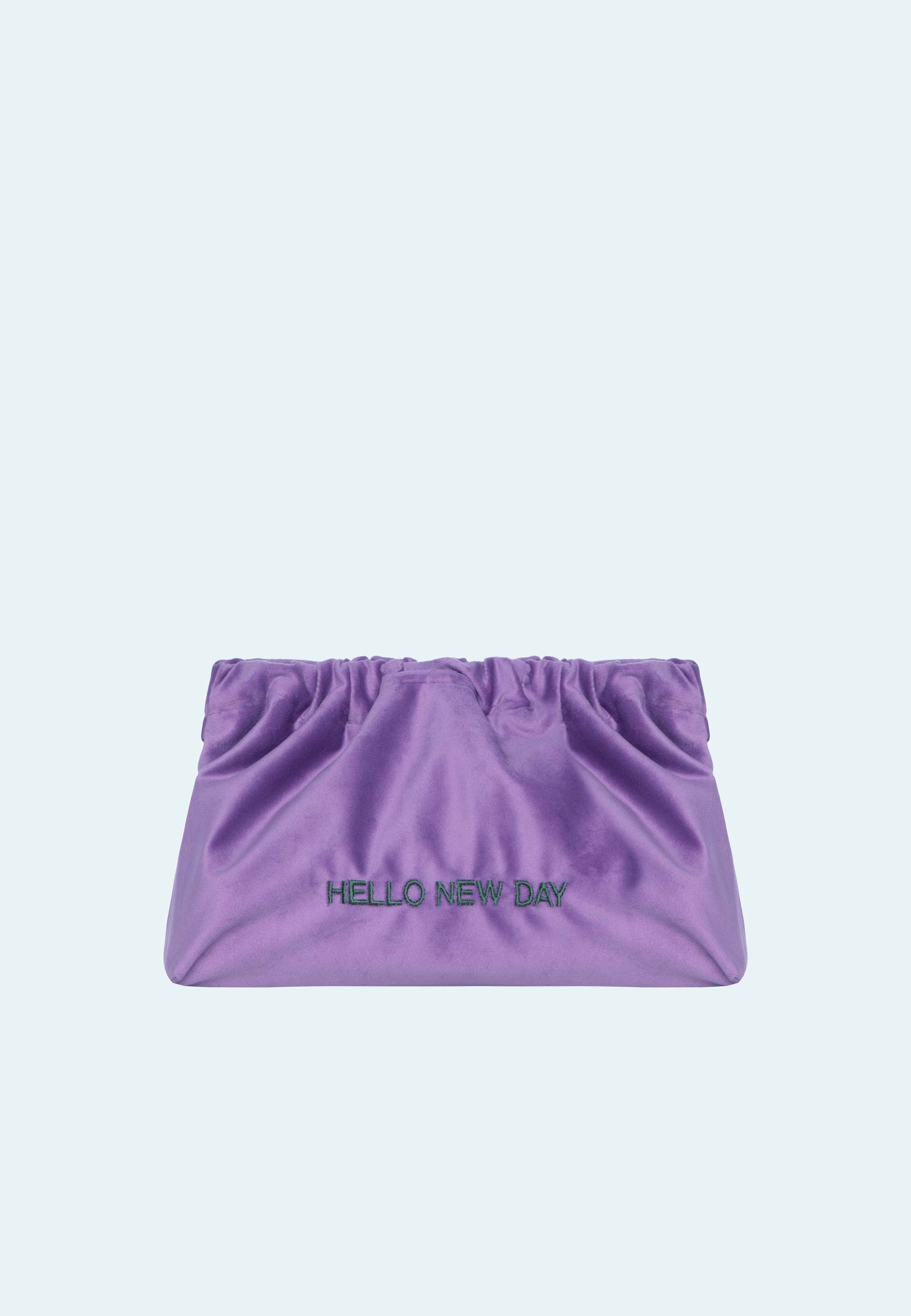 Sorbet Island | Hello New Day - Velvet Clutch Bag