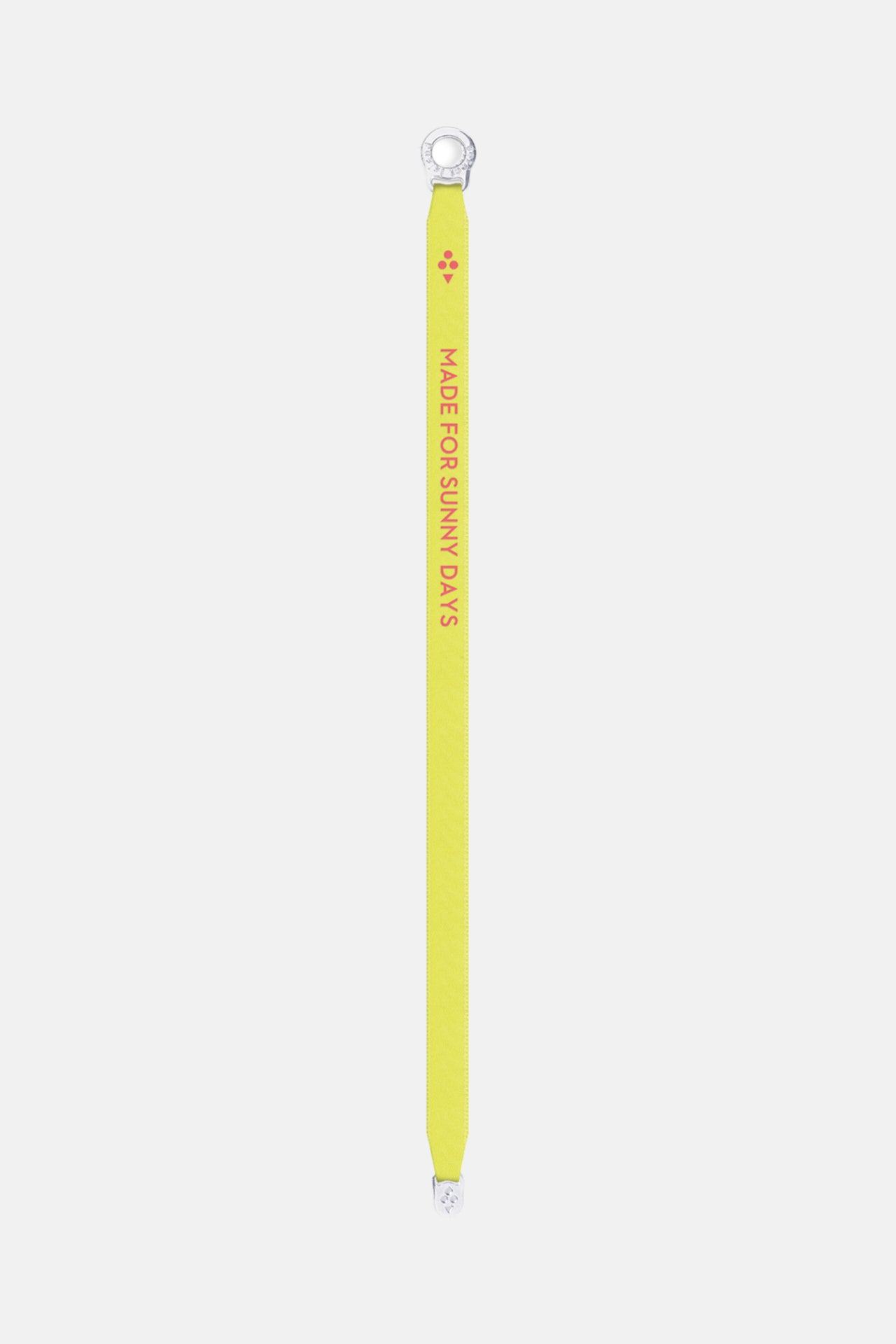 Sorbet Island | Satin Bracelet "Made For Sunny Days" Neon Yellow