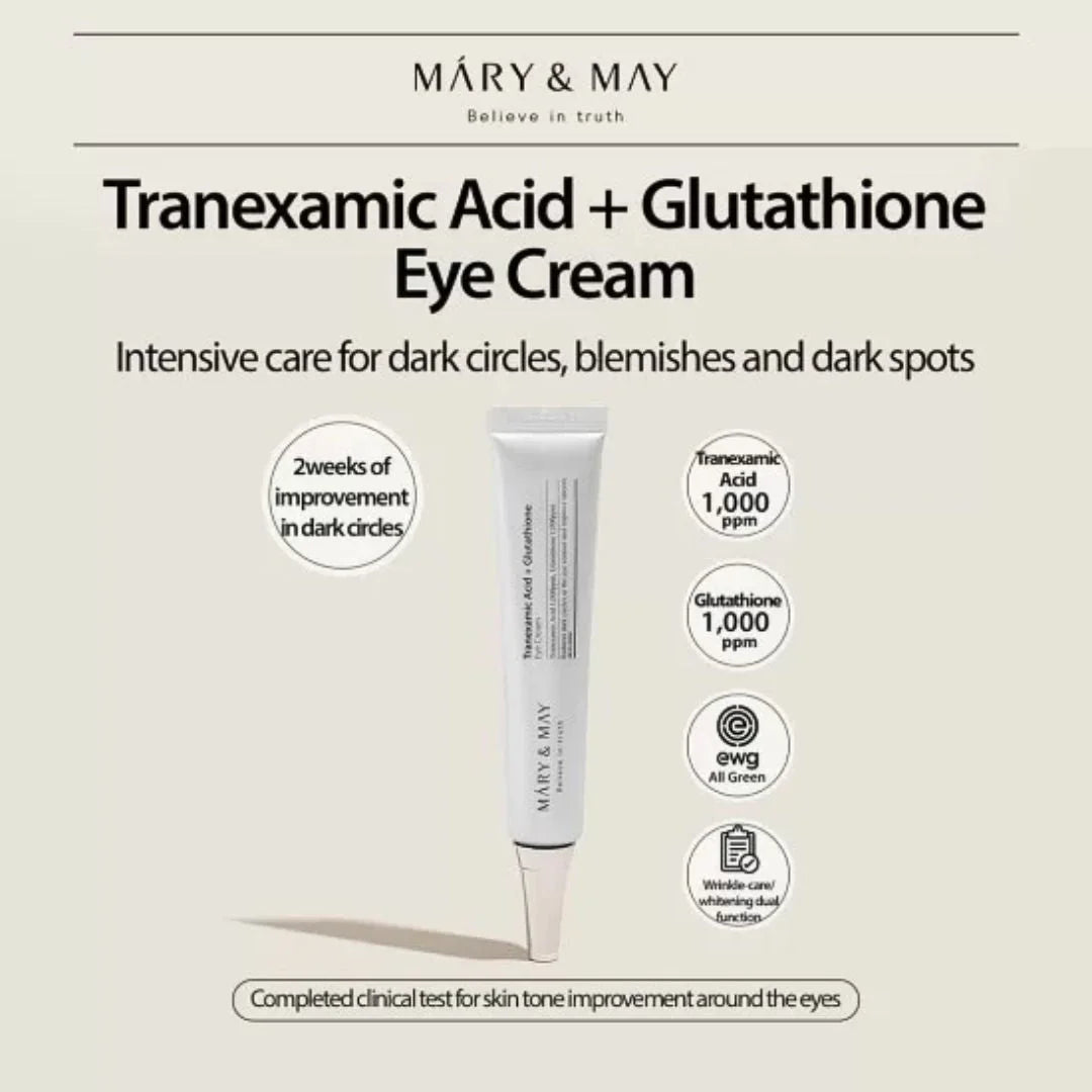 Mary&May | Tranexamic Acid+ Glutathion Eye Cream