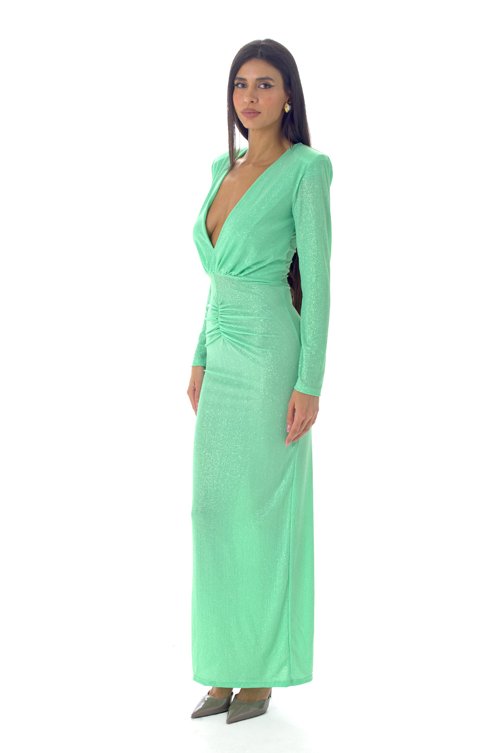 MIAOU x Lora Neofotistou | Siren Maxi Dress – Mint