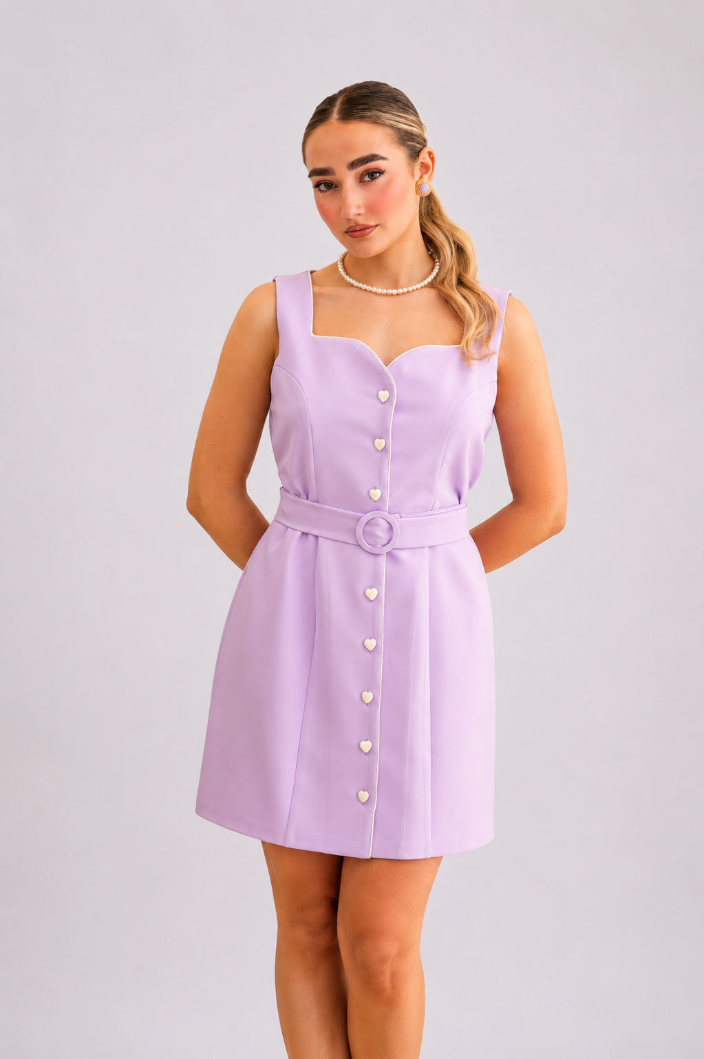 Georgina Trikogia | Purple Vintage Mini Dress