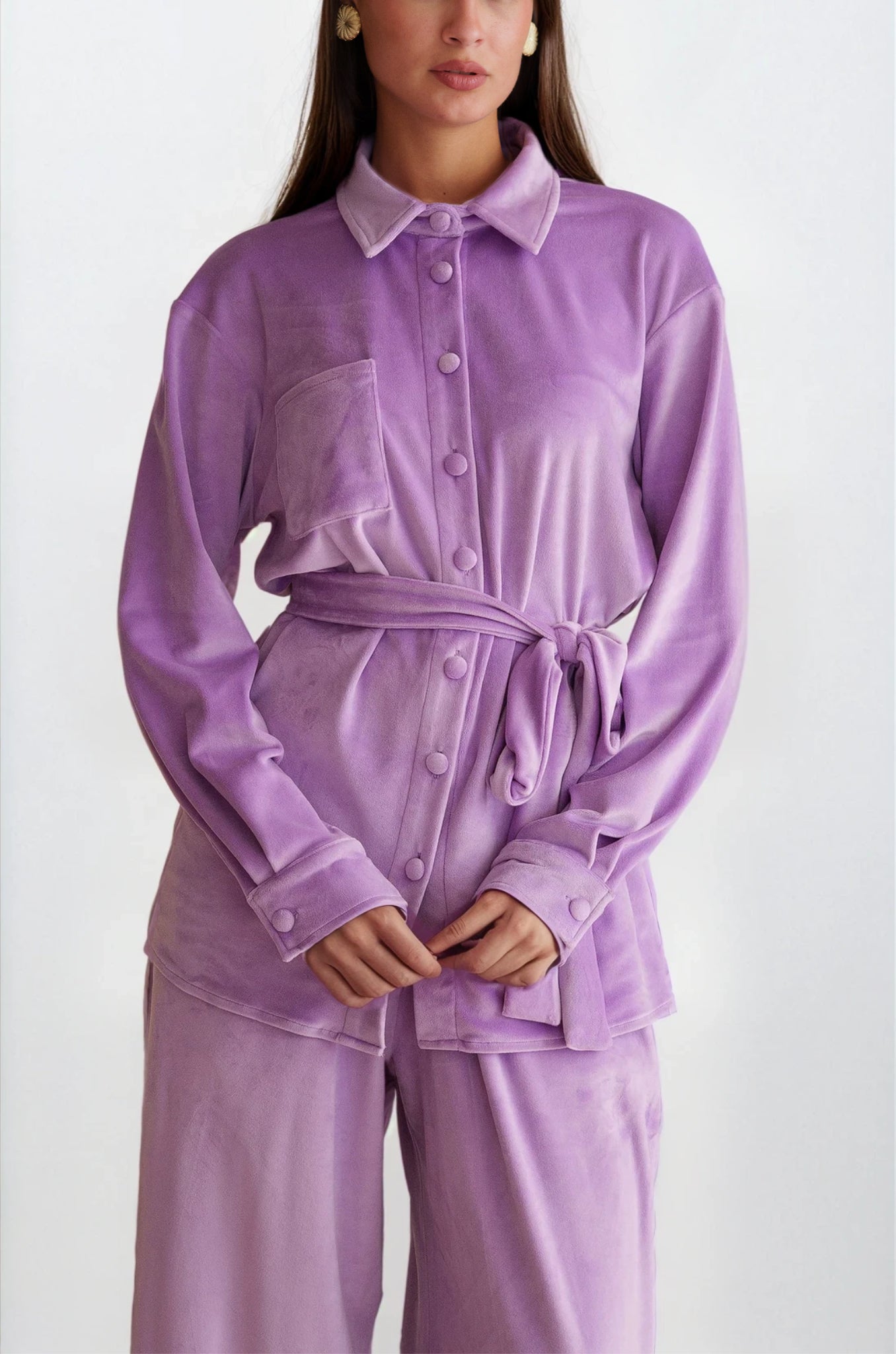 Georgina Trikogia | Plum Velvet Set