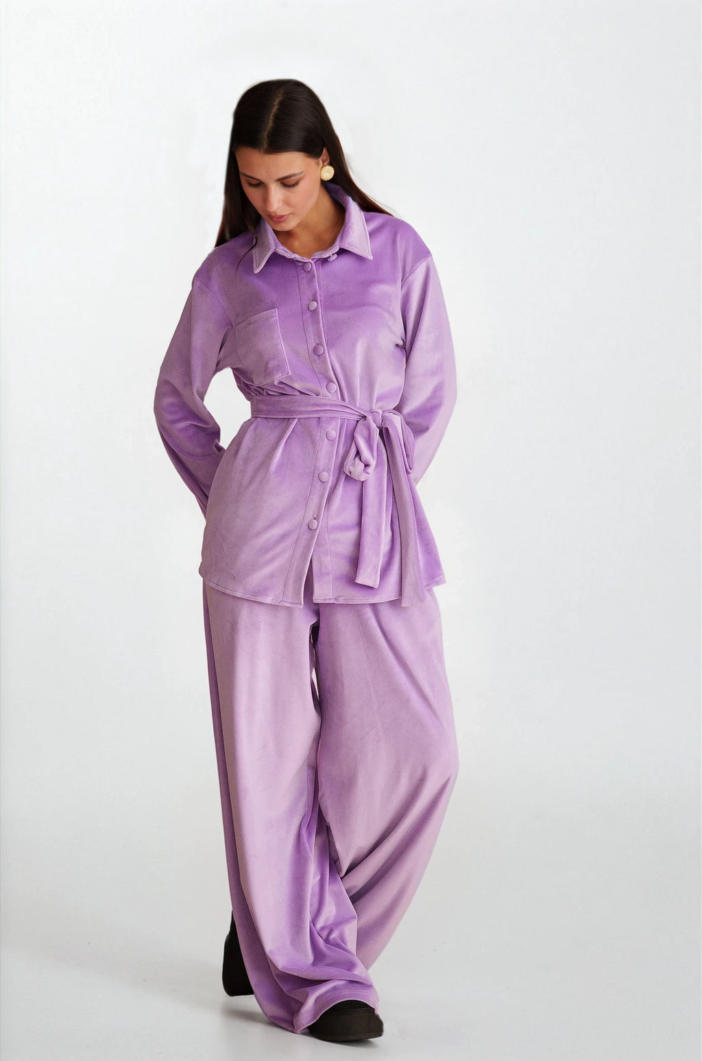 Georgina Trikogia | Plum Velvet Set