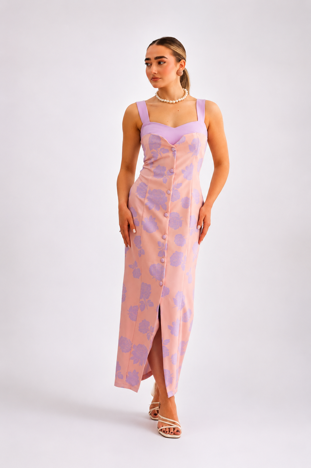 Georgina Trikogia | Purple Juliet Midi Dress