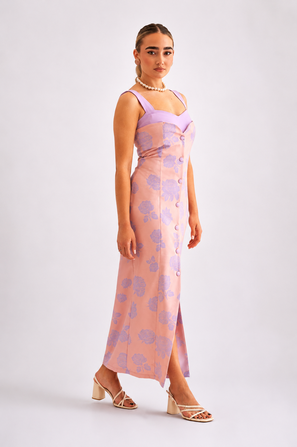 Georgina Trikogia | Purple Juliet Midi Dress