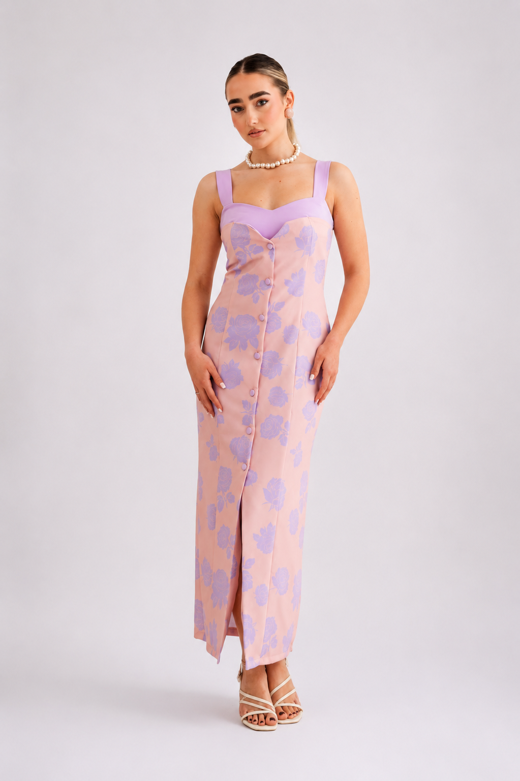 Georgina Trikogia | Purple Juliet Midi Dress