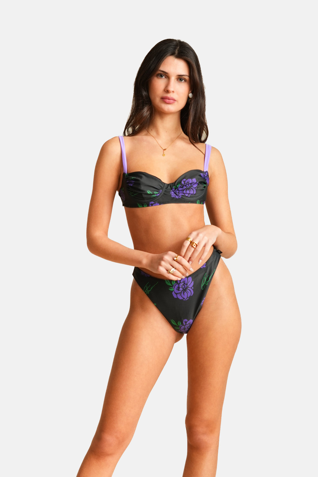 Georgina Trikogia | Purple Dalia Bikini