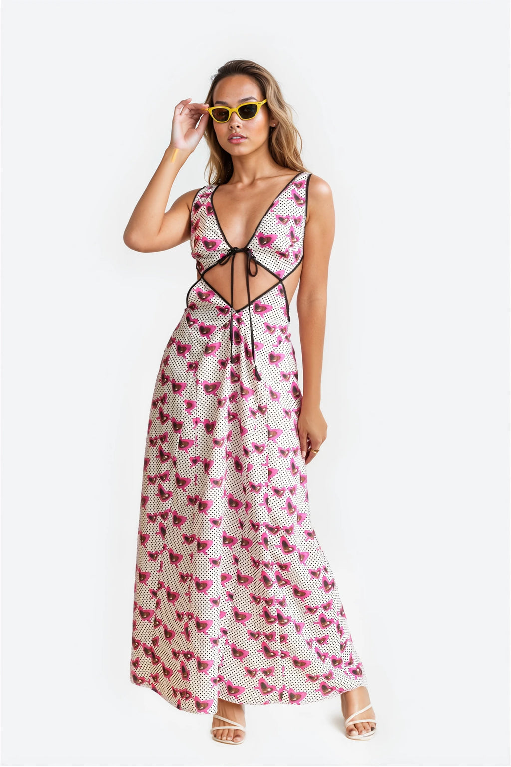 Georgina Trikogia | Retroholic Dots Backless Dress