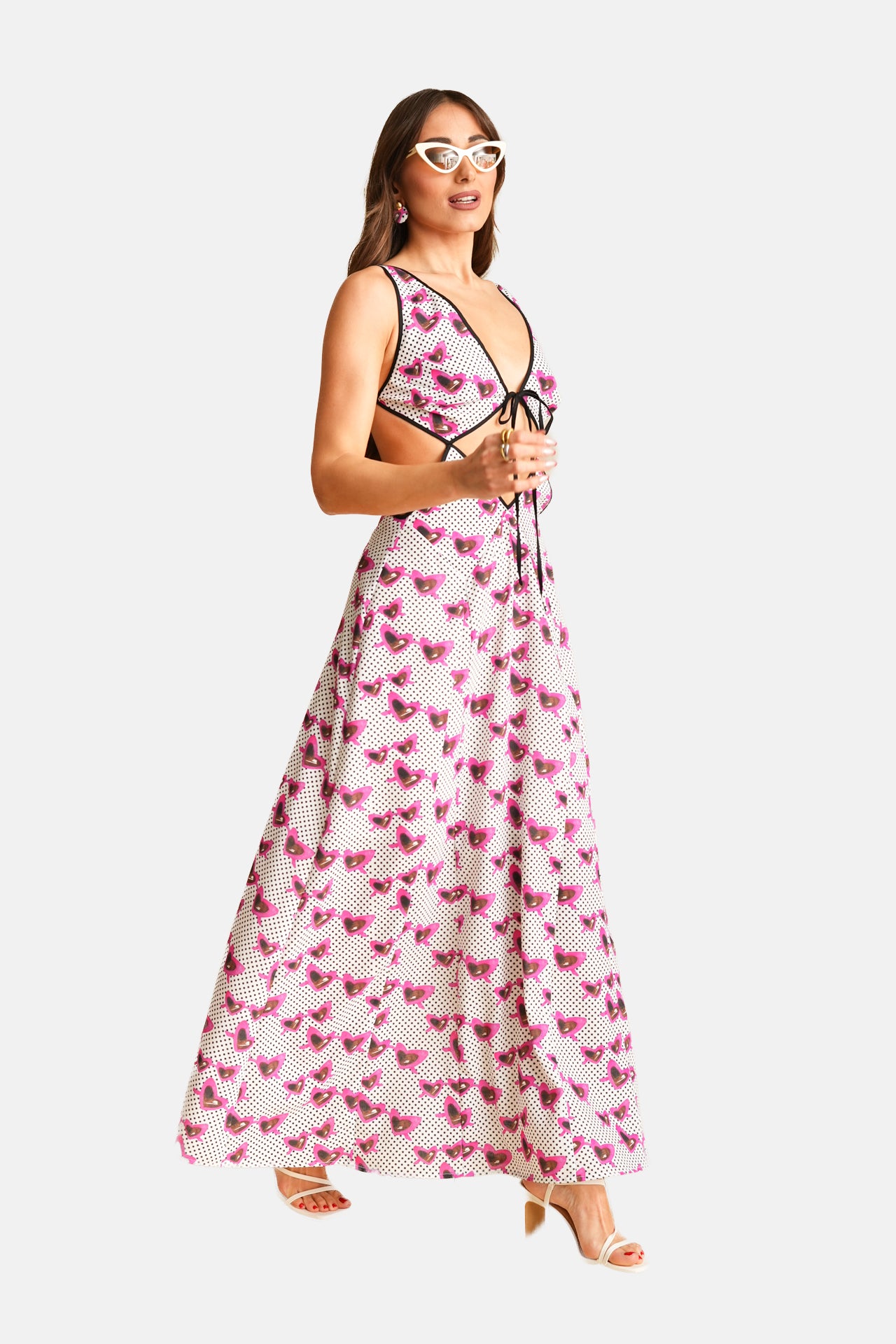 Georgina Trikogia | Retroholic Dots Backless Dress