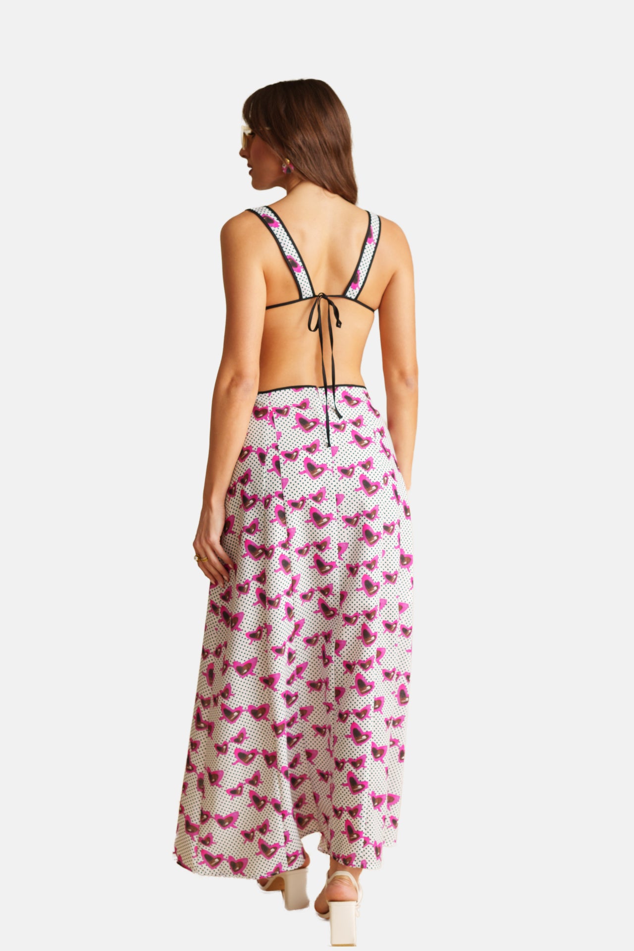 Georgina Trikogia | Retroholic Dots Backless Dress