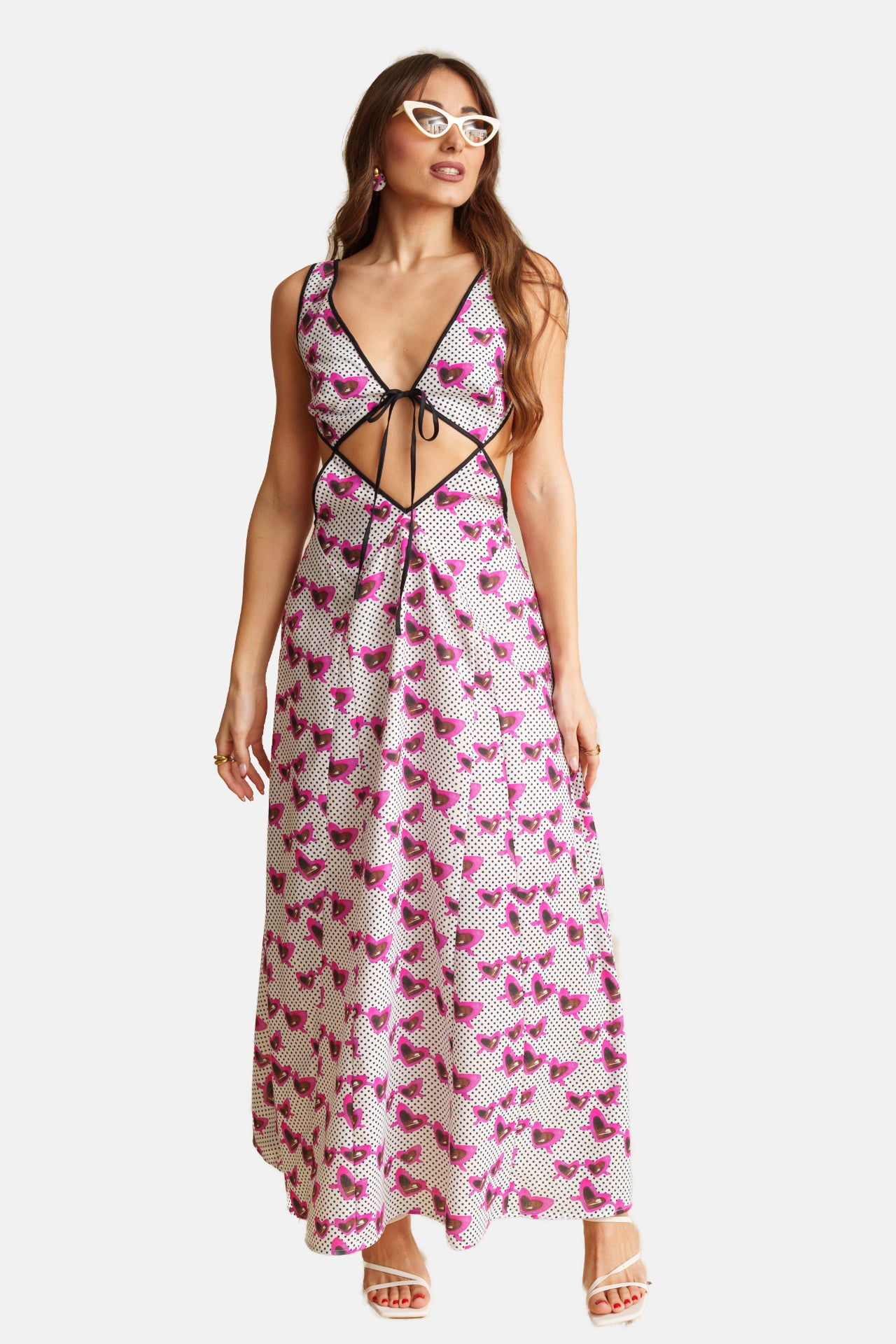 Georgina Trikogia | Retroholic Dots Backless Dress