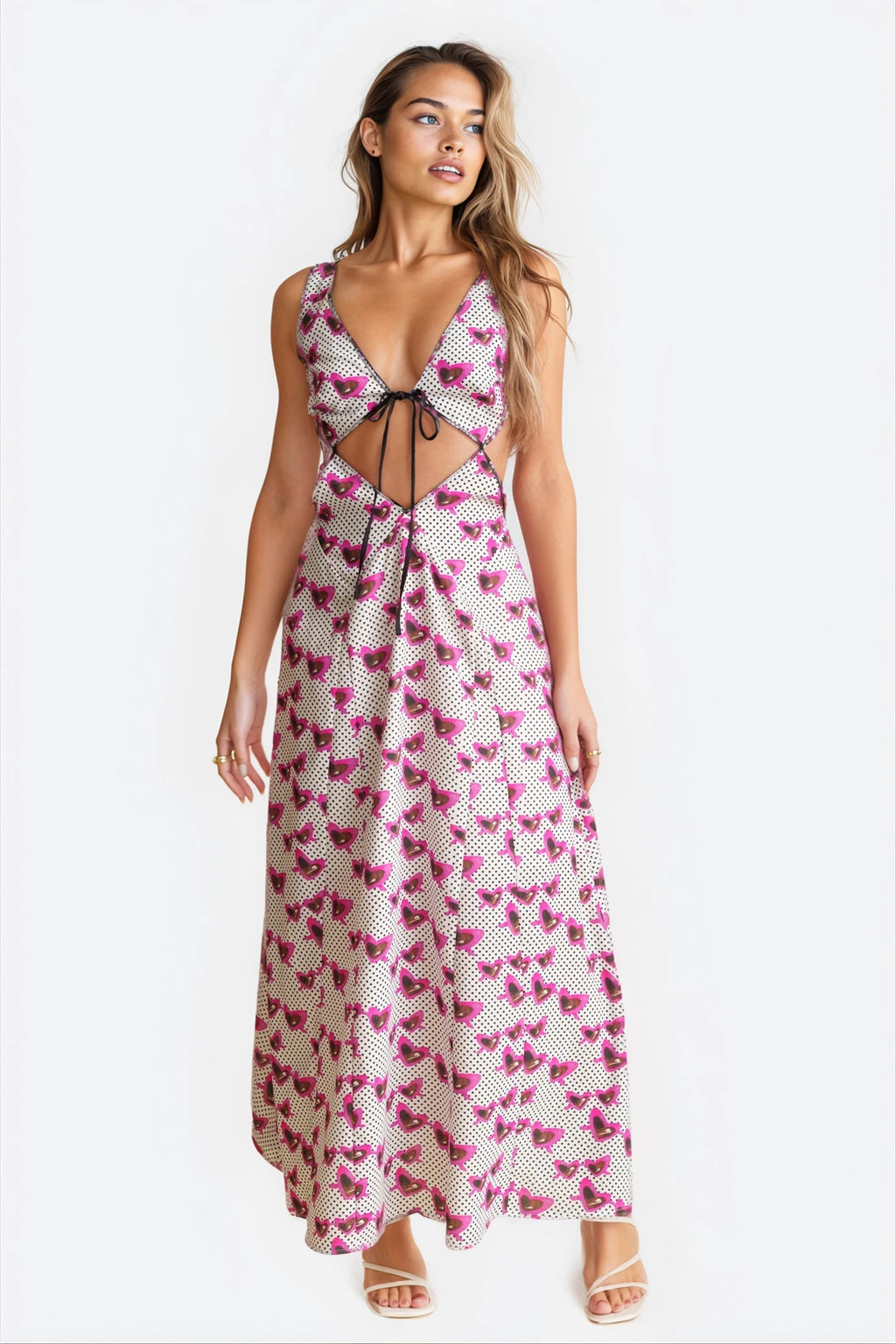 Georgina Trikogia | Retroholic Dots Backless Dress