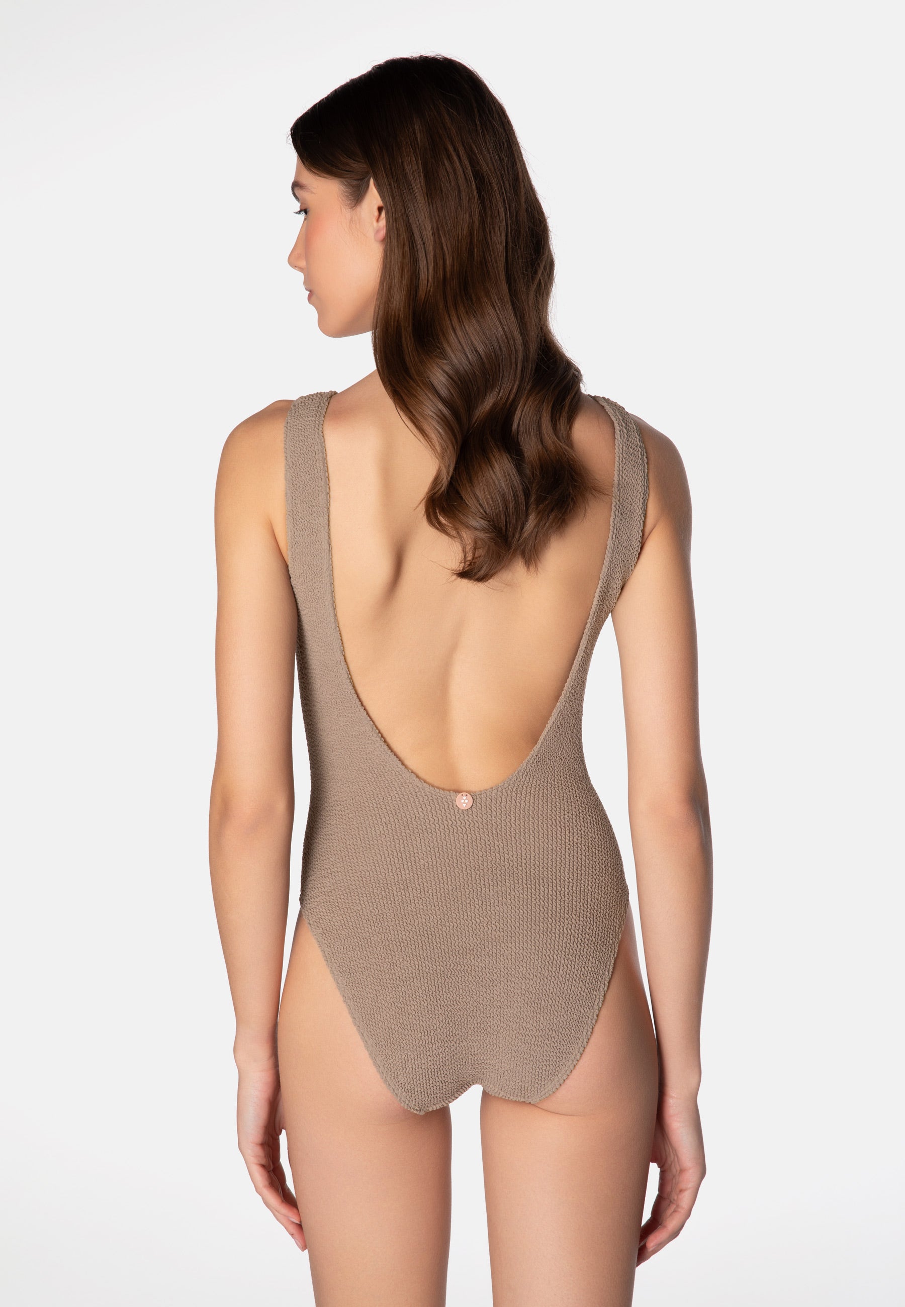 Sorbet Island | Riva - Hazelnut ONE SIZE FITS MOST One Piece Swimsuit