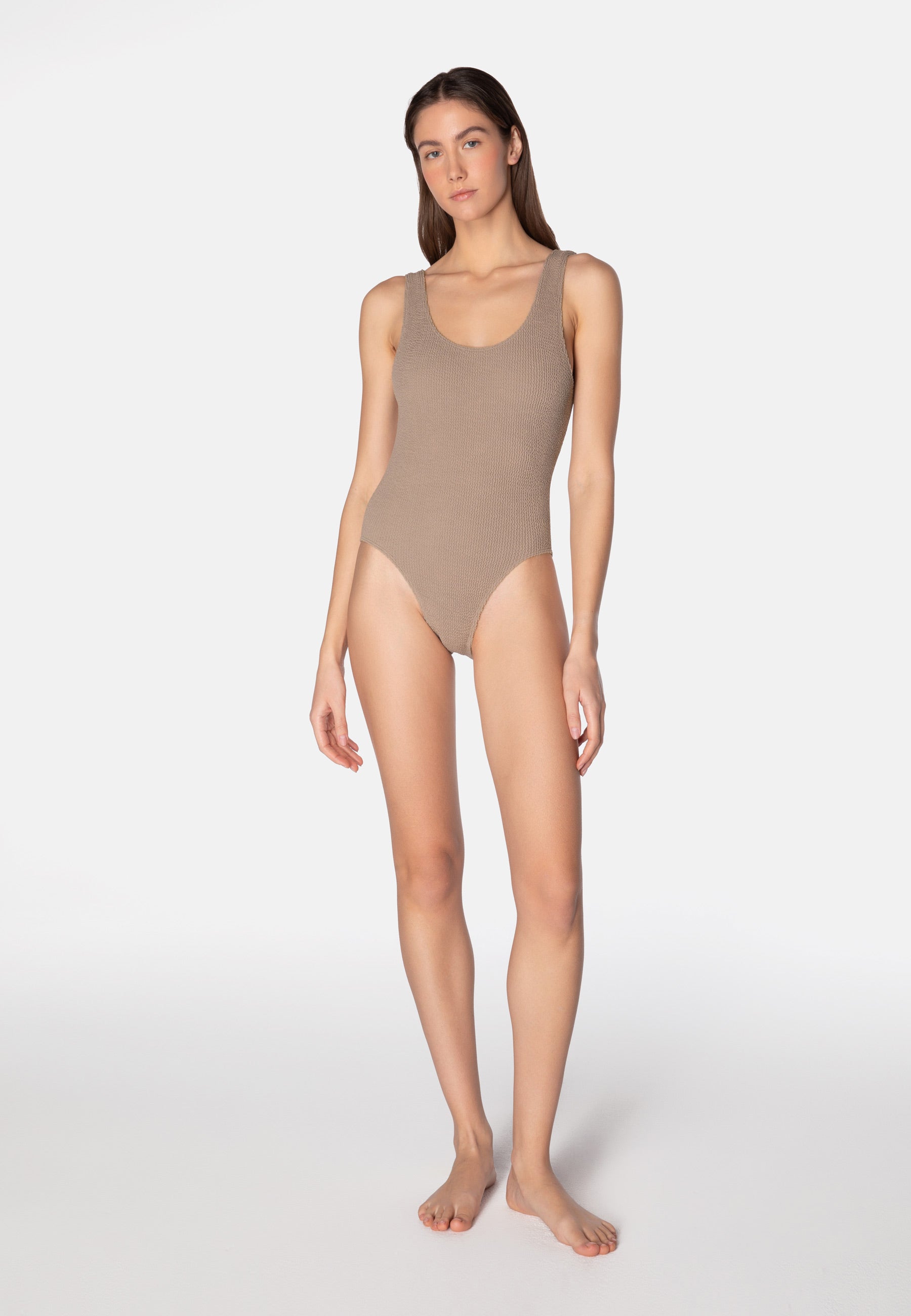 Sorbet Island | Riva - Hazelnut ONE SIZE FITS MOST One Piece Swimsuit