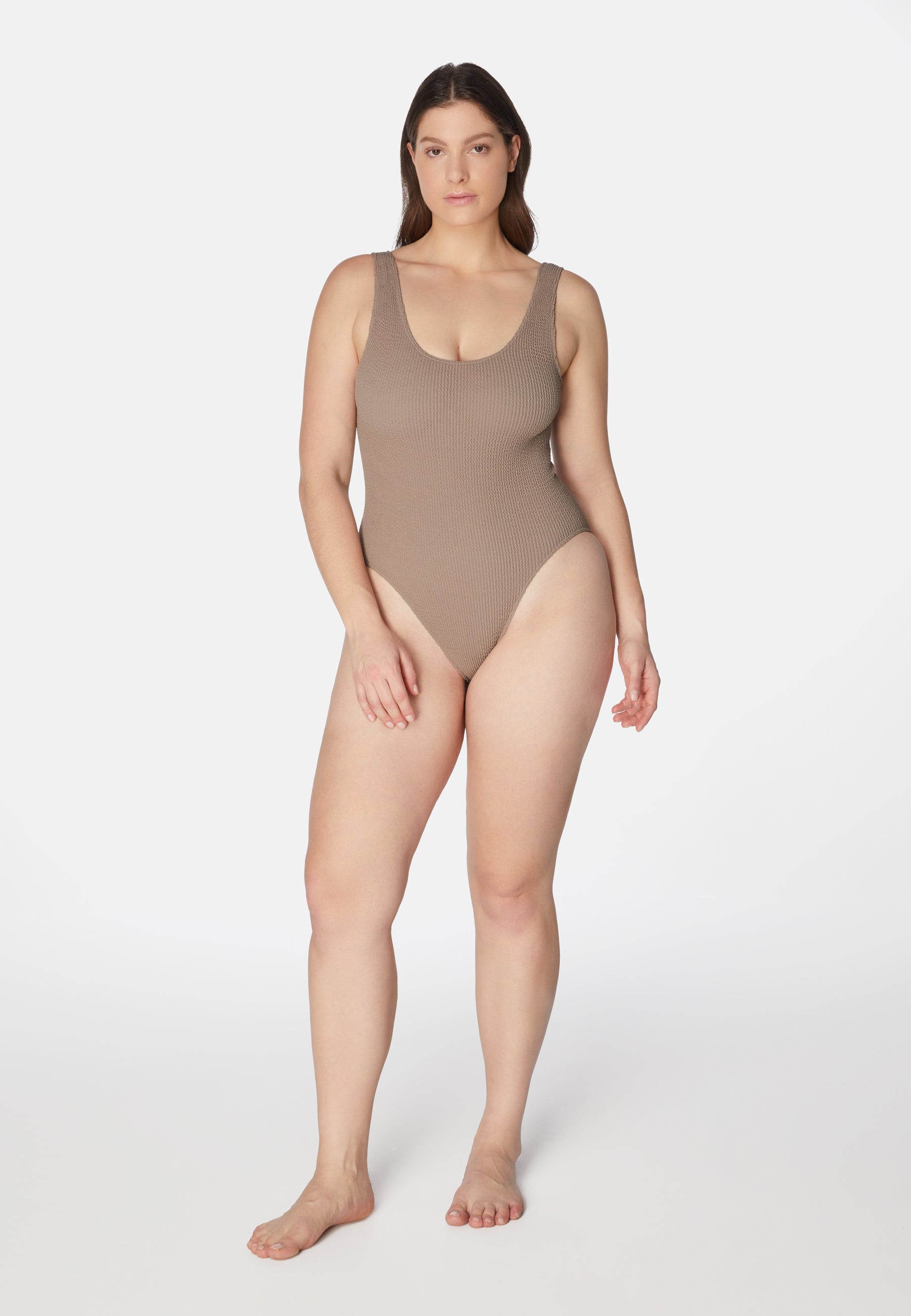Sorbet Island | Riva - Hazelnut ONE SIZE FITS MOST One Piece Swimsuit
