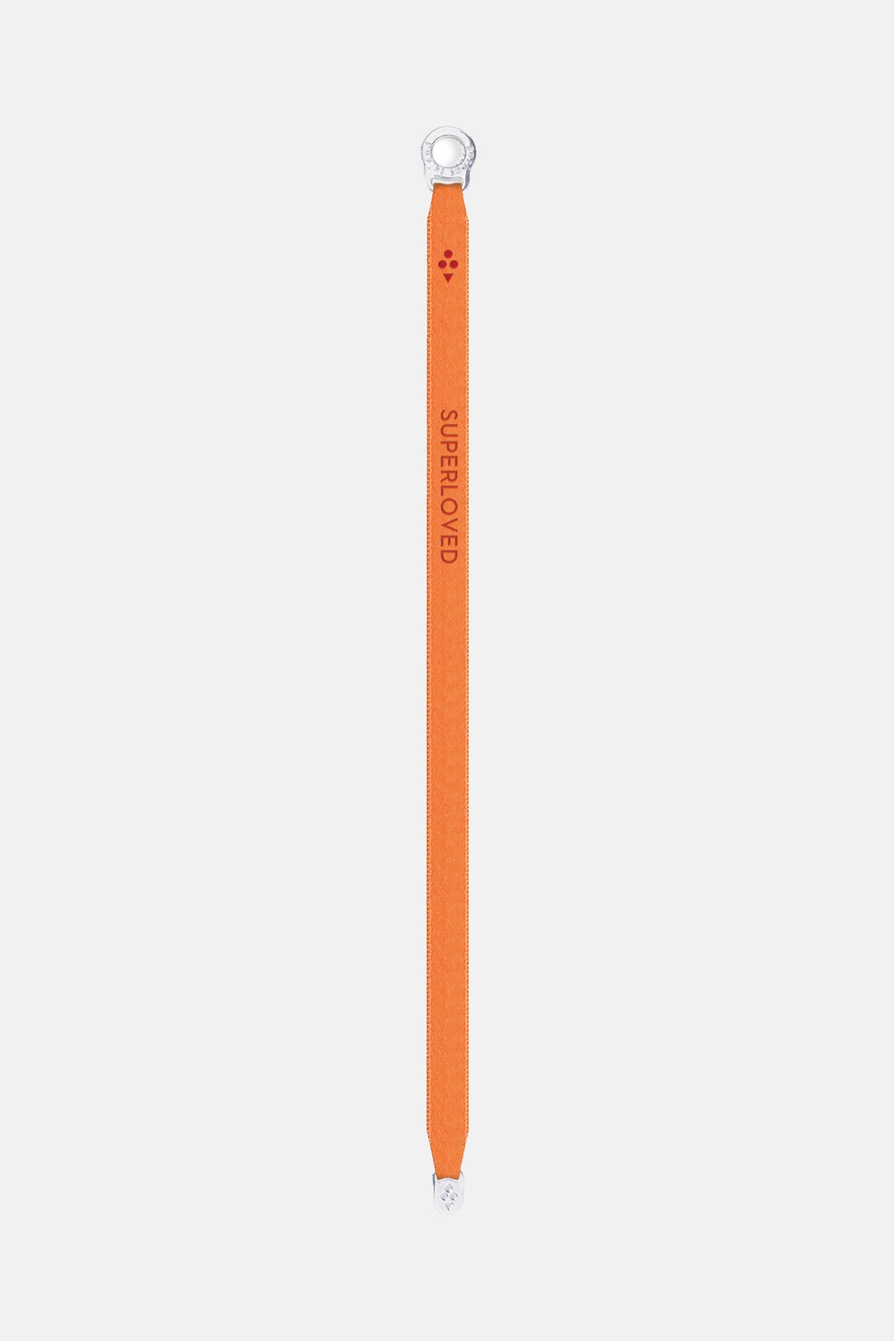Sorbet Island | Satin Bracelet "Superloved" Neon Light Orange