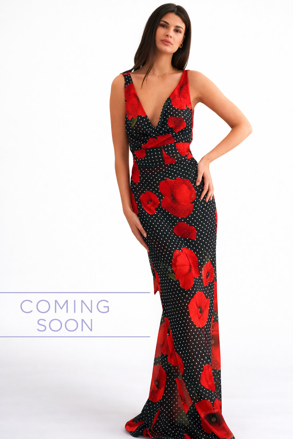 Georgina Trikogia | Tulip Affair Vintage Draped Maxi Dress