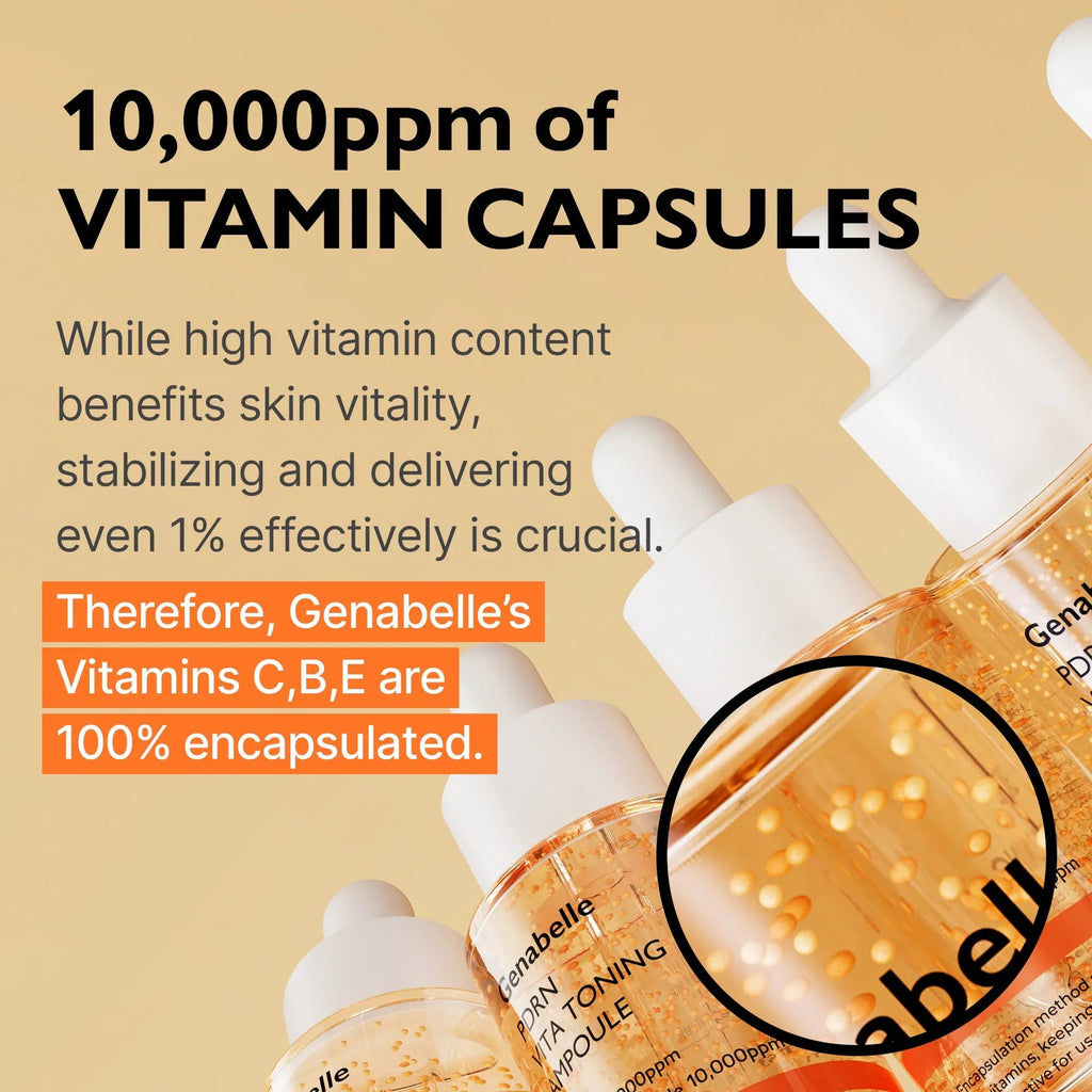 Genabelle | PDRN VITA Toning Ampoule - Αναζωογονητική Αμπούλα Tόνωσης με PDRN και Βιταμίνες