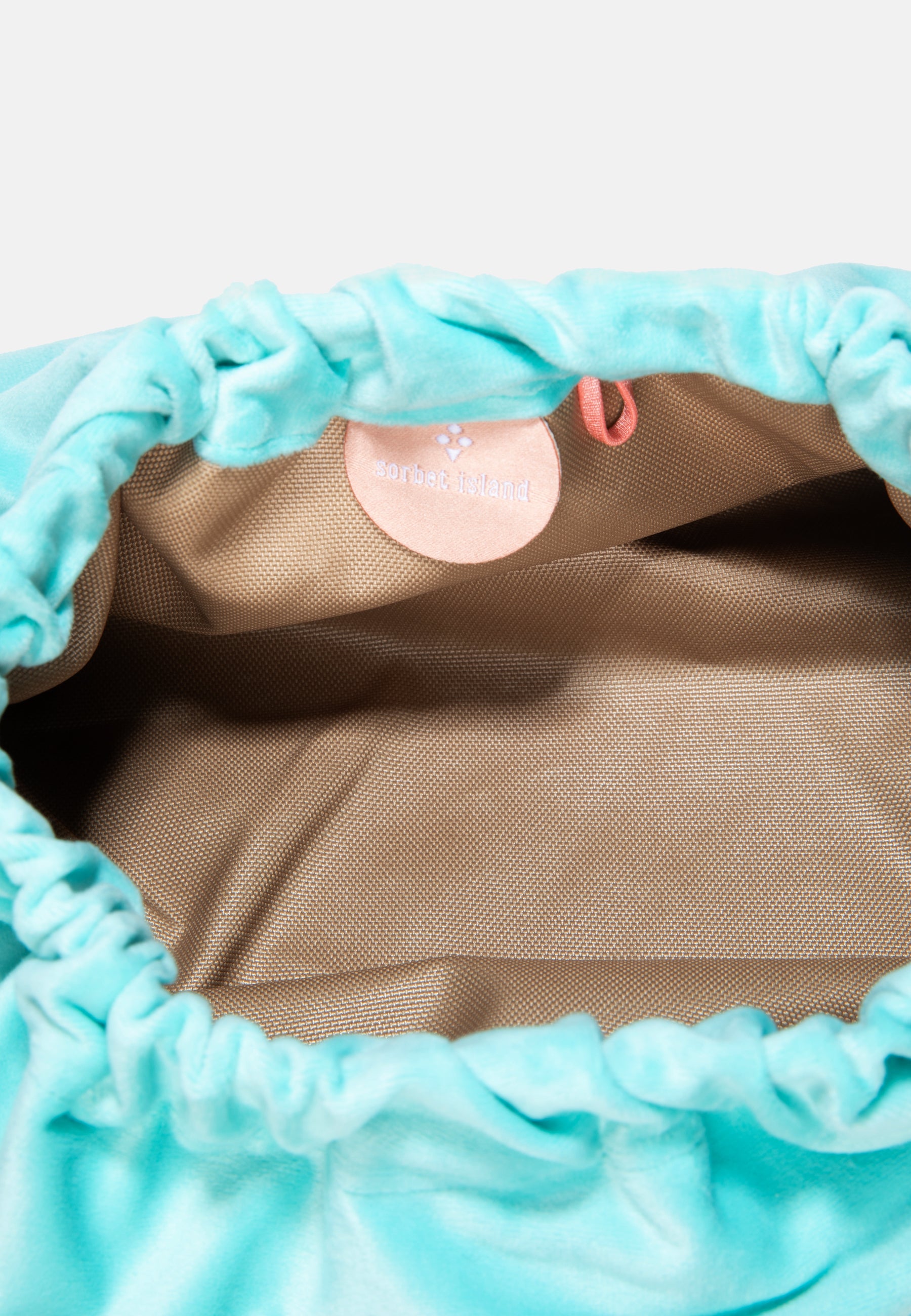 Sorbet Island | Sunkissed - Velvet Clutch Bag