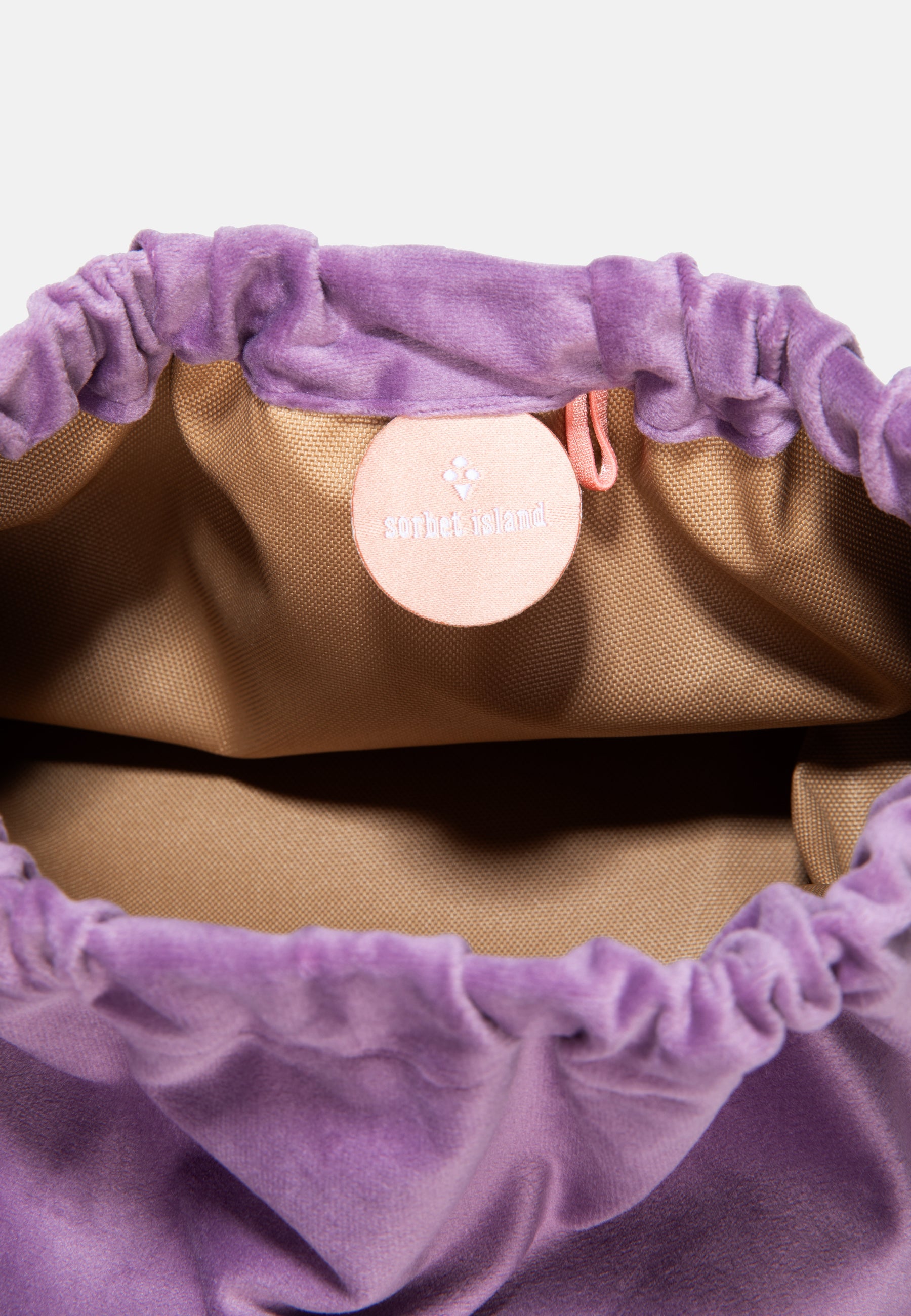 Sorbet Island | Hello New Day - Velvet Clutch Bag