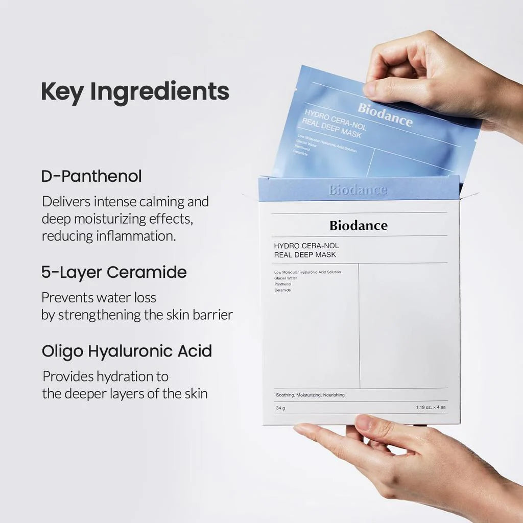 Biodance | Hydro Cera-nol Real Deep Mask - Μάσκα νύχτας για βαθιά ενυδάτωση