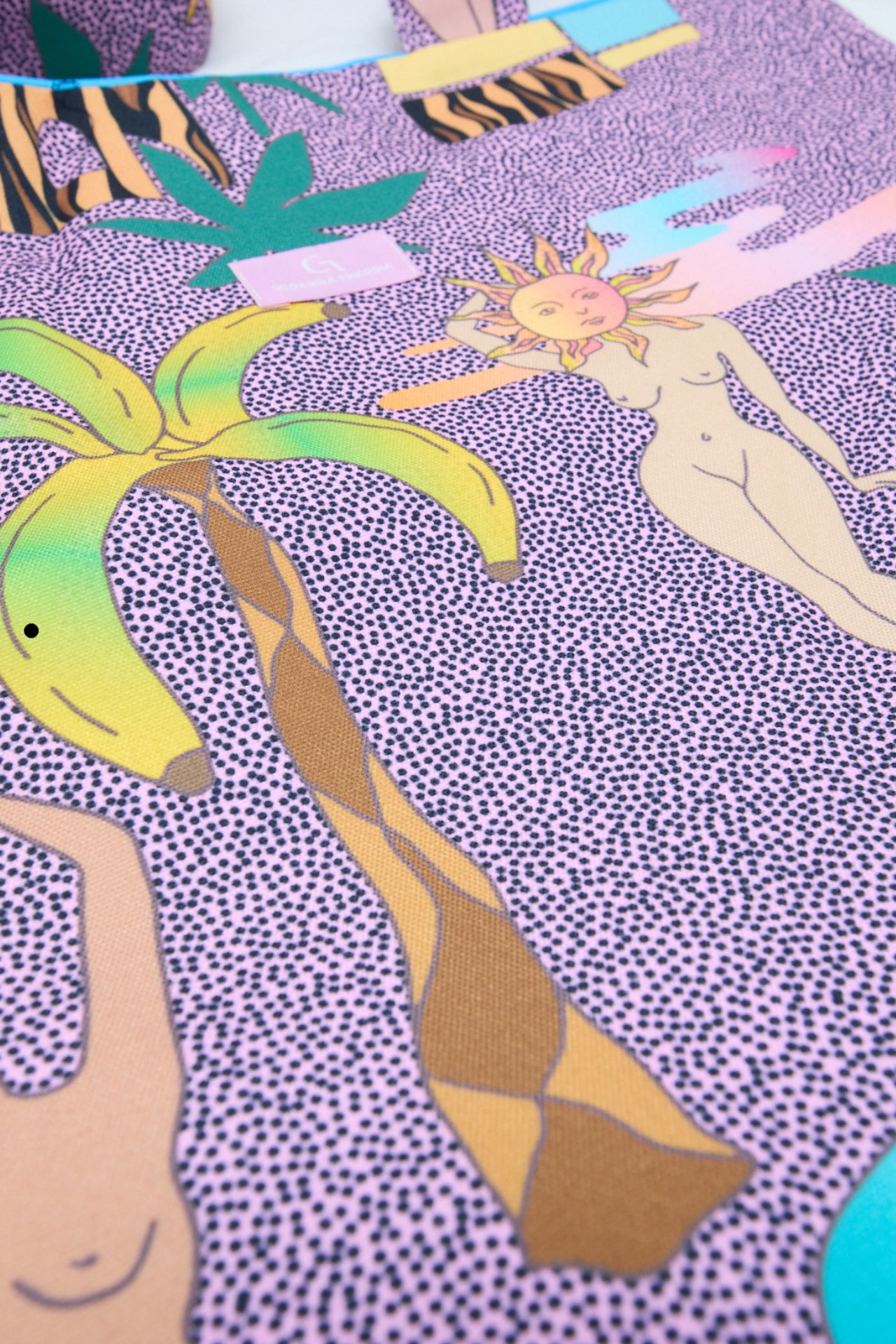 Georgina Trikogia | Purple Edem Tote Bag