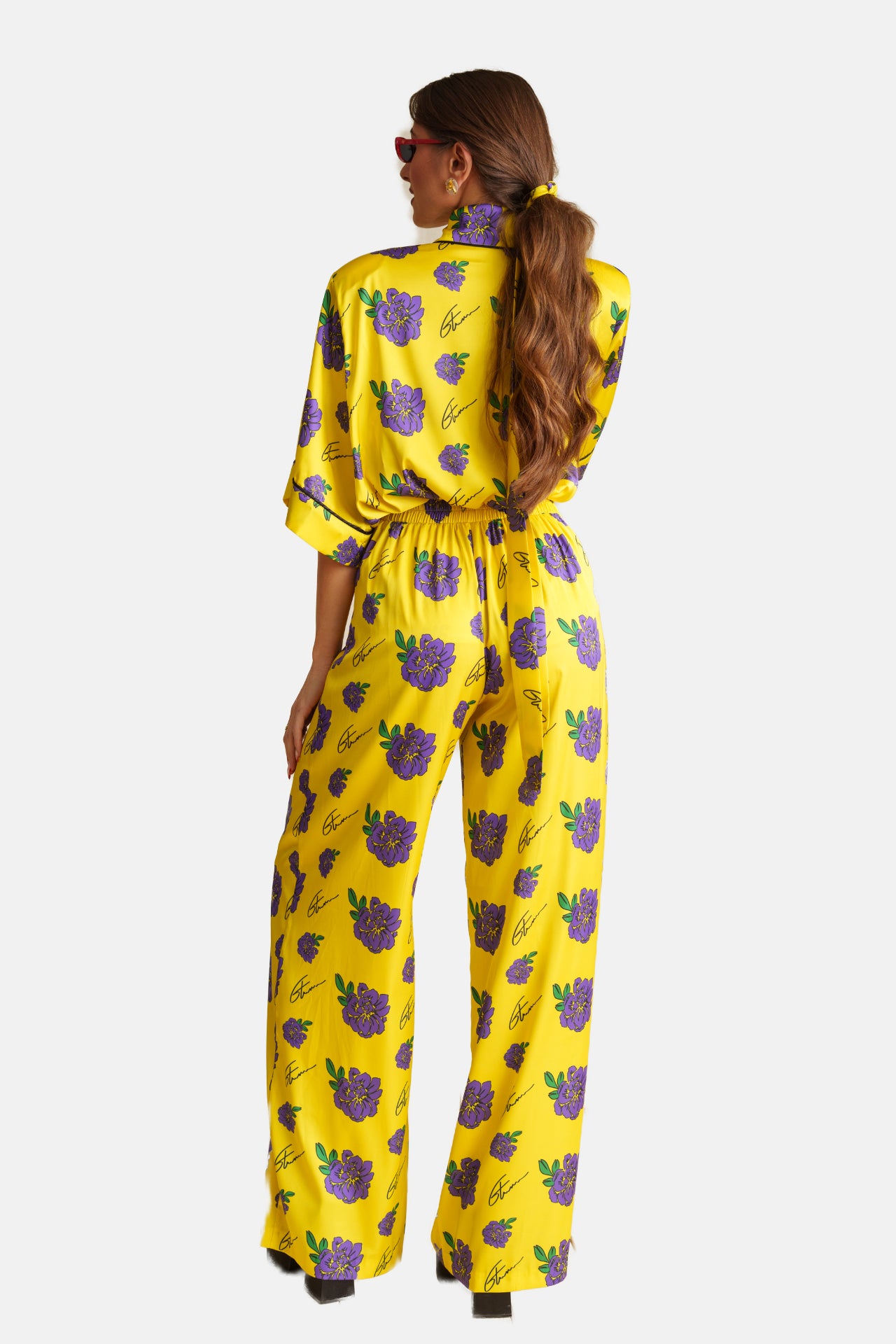 Georgina Trikogia | Yellow Dalia Short Sleeve Shirt